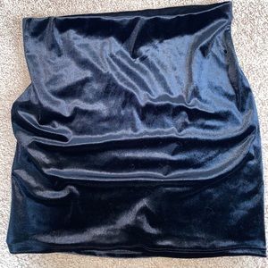 Black Velvet Skirt, Windsor size L